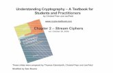 Understanding Cryptography – A Textbook for Students and ... · • Stream ciphers are less popular than block ciphers in most domains such as Internet security. There are exceptions,