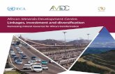 African Minerals Development Centre: Linkages, investment ... · Linkages between the African minerals industry and other economic and social sectors are generally not sufficiently