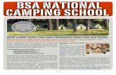 BSA NATIONAL CAMPING SCHOOL - Scouting Wirescoutingwire.org/wp-content/uploads/2016/08/2017-National-Campin… · 6/2/17 6/4/17 Alpine Scout Camp Alpine, NJ 11/3/17 11/4/17 Sea Scout