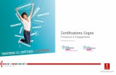 Certifications Cegos - Processus & Engagements · Communiquer avec plus d'impact ... partielle 1 : Concepts, éléments-clés et compétences du coach professionnel Certification