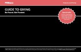 GUIDE TO GIVING - Pro Bono Australia...with charities is now a directory that is accessible to more than 87,700 monthly users. It’s the Guide to Giving. The Guide to Giving is the