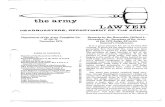The Army Lawyer (Nov 78)the army LAWYER 1 HEA~~UARTERS, DEPARTMENT OF THE ARMY Department of the Army Pamphlet No. 27-50-71 November 1978 ,- *, TABLE OF CONTENTS I 1 1 Remarks of the