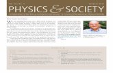 Physics and Society, Vol. 45, No. 4, January 2017 · 2017-01-05 · PHYSICS AND SOCIETY, Vol. 46, No.1 January 2017 • 3 Physics and Society is the non-peer-reviewed quarterly newsletter
