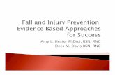 HD Nursing - Amy L. Hester PhD(c), BSN, RNC Dees M ......Falls are the most commonly reported adverse event in hospitals. Inpatient fall rates range from 1.4 to 18.2 falls per 1000
