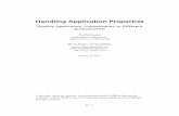 Handling Application Properties - CEUR-WS.orgceur-ws.org/Vol-566/F4_HandlingApplicationProperties.pdf · Handling Application Properties Simplify Application Customization in Different