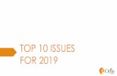 TOP 10 ISSUES 2019 CA - Citrus Advisors · 2019-01-24 · INDIAN MARKETS IN 2018 Sector Performances in CY2018 A) EQUITY Market Cap Performances in CY2018 6 3-15-29 Sensex NIFTY 50