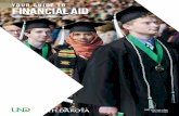 YOUR GUIDE TO FINANCIAL AID - UND · FINANCIAL AID STEPS In general, here are the main WE’RE HERE TO HELP steps to financial aid success: EVERY STEP OF THE WAY Congratulations!