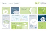 Green Lease Toolkit - Better Buildings Partnership · Green Lease Toolkit Case studies Glossary Key messages Green lease principles Best practice recommendations ... targets cannot
