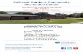 Sullivant Gardens Community Recreation Center€¦ · Sullivant Gardens Community Recreation Center 2015 Fall (1) Program Session Registration: Sept. 1 - Sept. 4, 2015 Session: Sept.