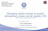 Managing carbon energy to protect atmosphere, ocean and air … · 2017-12-01 · Stuart.Haszeldine@ed.ac.uk Managing energy carbon to protect atmosphere, Royal Society 5 Oct 2017