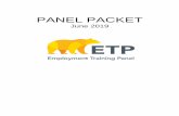 June 2019 Panel Packet - Employment Training Panel€¦ · Mr. Knox noted that if all proposals are funded today, this will be by far the largest funded year to date. Mr. Knox also