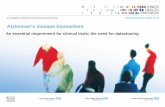 Alzheimer's disease biomarkers - OECD Lovestone.pdf · 2016-03-29 · Pieter Jelle Visser (pj.visser@maastrichtuniversity.nl) Simon Lovestone (simon.lovestone@kcl.ac.uk) Mike Krams