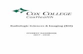 Radiologic Sciences & Imaging (RSI) - Cox College...The RSI Student Handbook contains policies and procedures relevant to student and college life. It is the responsibility of students