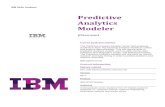 Predictive Analytics Modeler - CSA CLMS · IBM Skills Academy Career path description The Predictive Analytics Modeler career path prepares students to learn the essential analytics