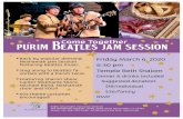 Come Together - The Neshamah Institutefeaturing Beatles music. • Sing along to Beatles fa-vorites with a Purim twist. • Featuring Sharon Shear, Cantor Stephanie Shore, Michael