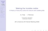 Making the invisible visible · Making the invisible visible S. Faily, I. Fléchais Introduction Method Results Cases What is Security Culture? Guidelines Future work Summary References