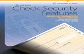 Business Check Security Features · colored copiers from reproducing the check face image. High Security Business Checks Our laser high security checks have almost 30 security features
