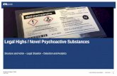 Legal Highs / Novel Psychoactive SubstancesAnalytical Strategy, HS 2019 Legal Highs Structure and Action –Legal Situation –Detection and Analytics 08.10.2018 1 Legal Highs / Novel