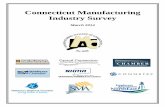 Connecticut Manufacturing Industry Survey€¦ · the manufacturing industry. As in 2013’s survey, most manufacturers anticipate that near term economic conditions in Connecticut