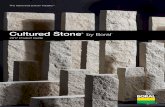 Cultured Stone by Boral · 2018-10-09 · We know stone better than anyone. As the ancient world was defined by its masons, the Modern Age will be defined by our masters. Cultured