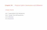 Chapter 28 Physical Optics: Interference and Diffractionrd436460/100B/lectures/chapter28-4-5.pdf · 2013-04-22 · Chapter 28 Physical Optics: Interference and Diffraction Chapter