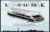 UNIVERSITÉ DE MONCTON,€¦ · 3 UNIVERSITÉ DE MONCTON, 2015 L’TouriSTE Hull deSigN ANd STrucTurAl ANAlYSiS Hull design The hull of this year's canoe, L'Touriste is a copy of