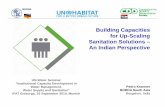 Building Capacities for Up-Scaling Sanitation Solutions – An … · 2011-12-07 · Bangalore, India. Index 1. Sanitation status in South Asia 2. Aiming for larger numbers 3. Way