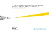 Transparency International Corruption Perceptions Index 2013 · 2014-08-29 · 2 Transparency International Corruption Perceptions Index 2013 From children denied an education, to
