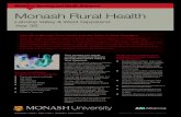 Medicine, Nursing and Health Sciences Monash Rural Health€¦ · Year 3B at Monash Rural Health Latrobe Valley & West Gippsland Year 3B studies provides a year of clinical experience