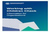 Working with Children Check - Screening Unit...2020/03/05  · Check. Reference to employee, employer and volunteer Throughout this document, any reference to employee means a person