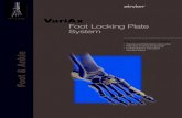 Foot & Ankle VariAx KnifeLight Foot Locking Plate Carpal Tunnel … · 2016-02-25 · and geometry of a given fracture or osteotomy. Each plate can be configured with a combination