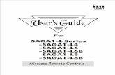 L468,6B,8B user's guide · Sasa SRGR 1 SAGA 1 Series CONTENTS Safety Considerations Warranty 1.0 2.0 3.0 4.0 Standard Accessories for SAGAI-L Series. Specification. Emergency Procedures