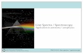 Line Spectra / Spectroscopy - Today at Minesinside.mines.edu/~fsarazin/phgn324/PDFs/9.LineSpectra.pdf · 2018-02-07 · Fred Sarazin (fsarazin@mines.edu) PHGN324: line spectra / spectroscopy
