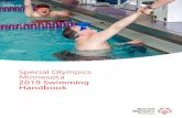 Special Olympics Minnesota 2019 Swimming Handbook · When swimming the breaststroke the swimmer is prone in the water, and the arm and leg actions are symmetrical. The swimmer breathes