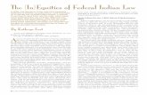 The (In)Equities of Federal Indian Law - Turtle Talk · The (In)Equities of Federal Indian Law. In 2005, the Supreme Court used the equitable defenses of laches, acquiescence, and