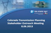 Colorado Transmission Planning Stakeholder …...Minimize development within 2.2 miles of active leks. • Minimize the timing of scheduled activities to avoid LEPC breeding, nesting,