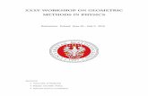 XXXV WORKSHOP ON GEOMETRIC METHODS IN PHYSICSwgmp.uwb.edu.pl/wgmp35/booklet.pdf · 2016-06-24 · Integrable Probability and the Role of Painleve´ Functions This lecture gives an