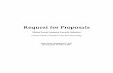 Request for Proposals - Maine Forest Products …...2017/09/15  · Request for Proposals Maine Forest Economy Growth Initiative Global Market Analysis and Benchmarking Issue Date: