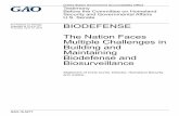 GAO-16-547T, BIODEFENSE: The Nation Faces …Letter Page 1 GAO-16-547T Chairman Johnson, Ranking Member Carper, and Members of the Committee: I am pleased to be here today to discuss