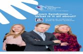 An easy-to-understand guide to Down syndrome · » Down syndrome was a party they went to at Christmas time. » much more than they say about it when they Down syndrome was something