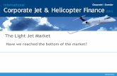 The Light Jet Market - Corporate Jet Investor · 2018-07-05 · Commercial focus on Light Jet market Work with: Operators Airports FBO ... Sensible Asset Strategy 4) Use of logistics