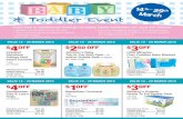 14th - 29th March & Toddler Eventcdn.costco.com.au/web/coupons/20150313X/13404 P8 A5 Baby... · 2015-03-12 · Johnson's Baby Top-to-Toe Bath Pack 1.2L and/or Bubble Bath 2x 828mL