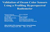 2014 STAR JPSS Annual Science Team Meeting NCWCP College …€¦ · MODIS Aqua satellite Lwn (µ W/cm 2 /nm/sr) Hyperpro in situ Lwn (µW/cm2/nm/sr) 2008 Chesapeake Bay Validation