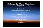 Challenges for Upper Atmosphere Researchearth.esa.int/atmostraining2008/Sat_Kyrola_D6L1Upper.pdf · 2018-04-04 · ESA AATC Oxford 2008 Upper Atmosphere - Erkki Kyrölä 51 Summary