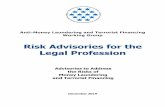 Federation of Law Societies: Advisory to Address the Risks ... · AML Risk Advisory: Real Estate When does this risk advisory apply? Real estate is a popular vehicle for those engaged