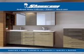 Bathroom Vanity Collection • Edition 1 - March 2015€¦ · shelving behind the centre doors to store your bulky items, drawers on each side to store those frequently used items