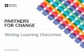 Writing Learning Outcomes - British Council · 7 Learning Outcomes • The ECTS credit system is the common currency for education. • Learning Outcomes are the common language for