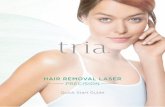 HAIR REMOVAL LASER PRECISION - Laser Hair Removal & Anti ... · TRIA BEAUTY CUSTOMER CARE United States 877-321-8742 customercare@triabeauty.com triabeauty.com United Kingdom/Europe