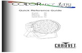 Quick Reference Guide - CHAUVET Professional · COLORado™ 1-Tri Tour v2 QRG EN 2 About this Guide The COLORado™ 1-Tri Tour v2 Quick Reference Guide (QRG) has basic product information