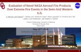 Evaluation of Novel NASA Aerosol Fire Products Over ... · 1. Evaluate aerosol satellite retrievals during fires and non- fire periods using new NASA Deep-Blue Collection 6.1 and